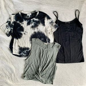 Bundle of summer crop tops and tank, Ladies XS/S